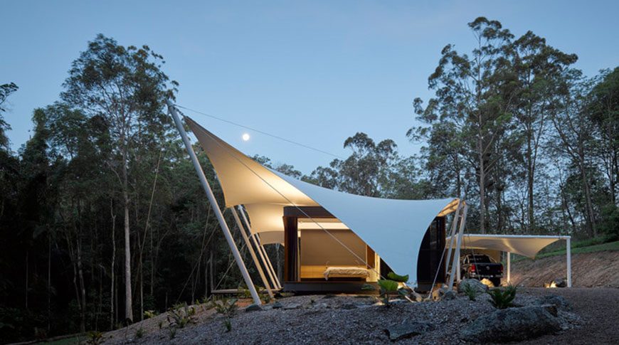 house-under-the-febric-membrane