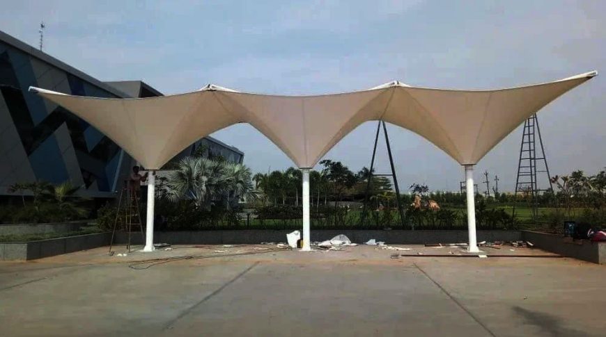 prefab-inverted-umbrella-tensile-structure
