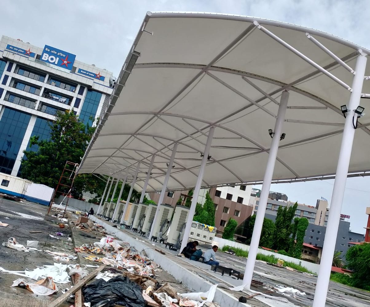 bus-parking-tensile-structure